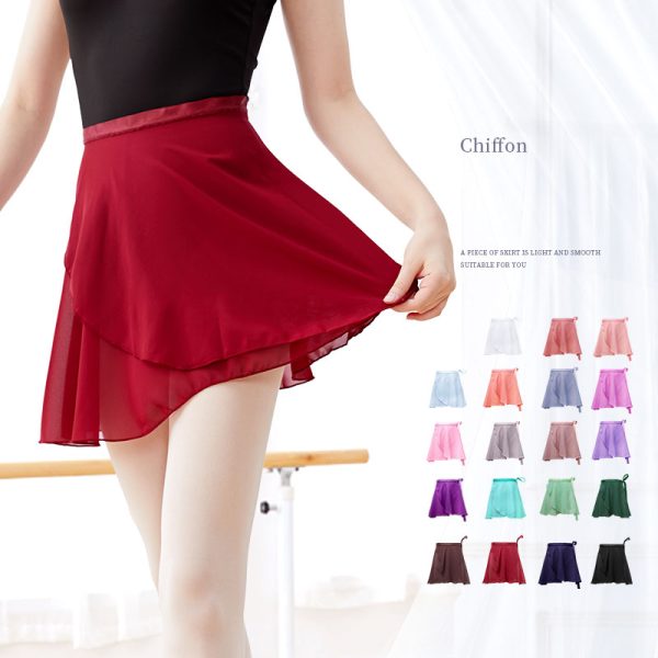 Mini Chiffon Ballet Wrap Dance Skirt