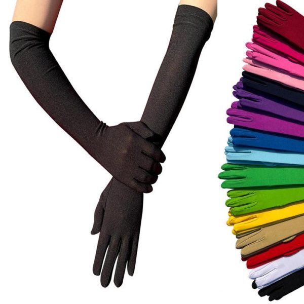 Mittens Milk Silk Stretch Gloves