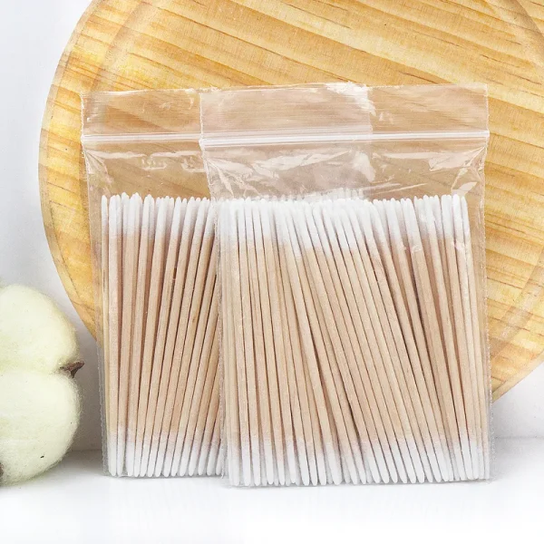 100/300 Pcs Disposable Ultra-Small Cotton Swabs