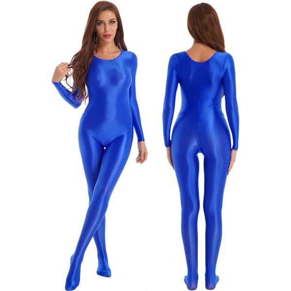 Women's Glossy Full Body Leotard